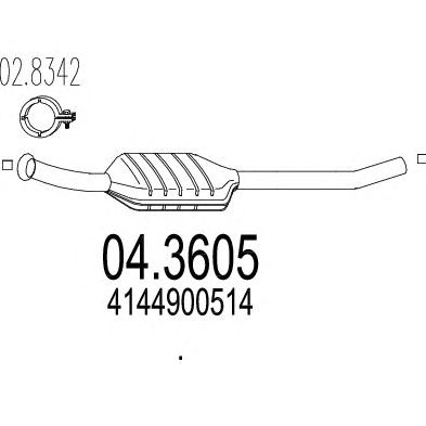 MTS 043605 -  Катализатор