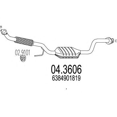 MTS 043606 -  Катализатор