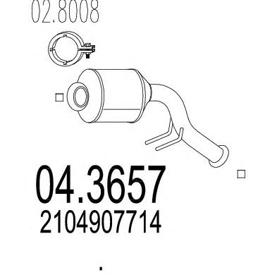 MTS 043657 -  Катализатор