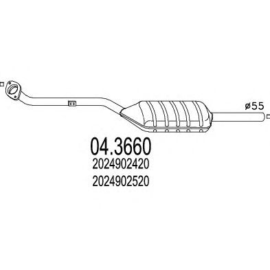 MTS 043660 -  Катализатор