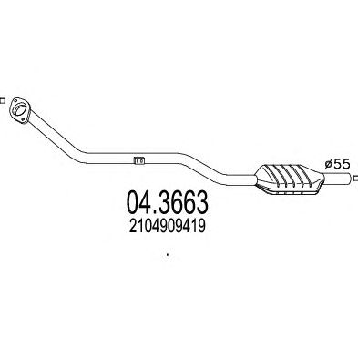 MTS 043663 -  Катализатор