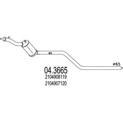 MTS 043665 -  Катализатор