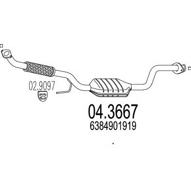 MTS 043667 -  Катализатор