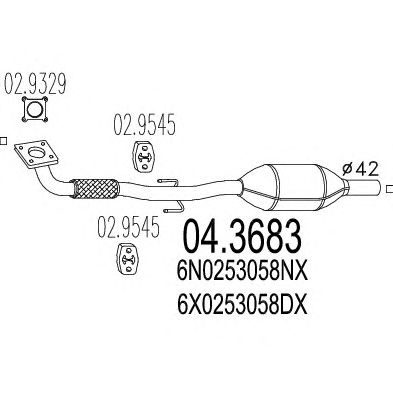 MTS 043683 -  Катализатор