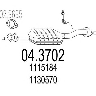 MTS 043702 -  Катализатор