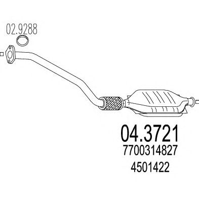 MTS 043721 -  Катализатор