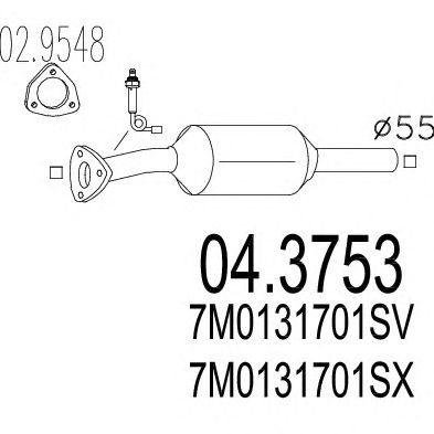 MTS 043753 -  Катализатор