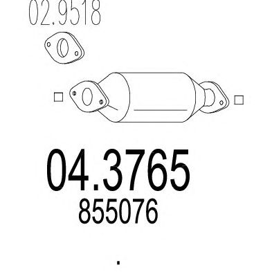 MTS 043765 -  Катализатор