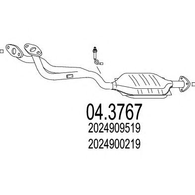 MTS 043767 -  Катализатор