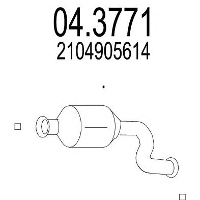 MTS 043771 -  Катализатор
