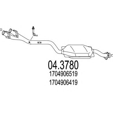 MTS 043780 -  Катализатор