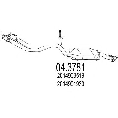 MTS 043781 -  Катализатор