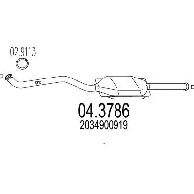 MTS 043786 -  Катализатор