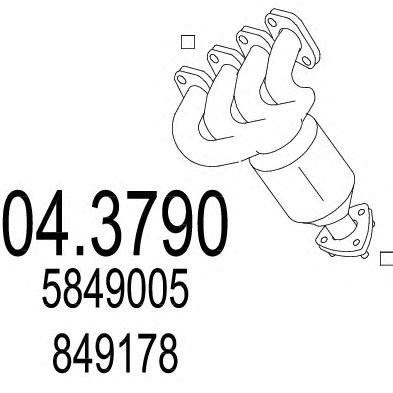 MTS 043790 -  Катализатор