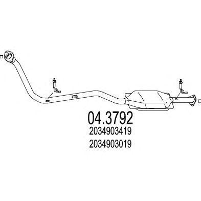 MTS 043792 -  Катализатор