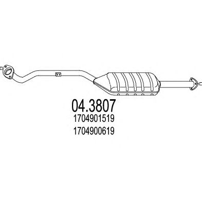 MTS 043807 -  Катализатор
