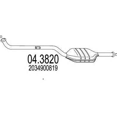 MTS 043820 -  Катализатор