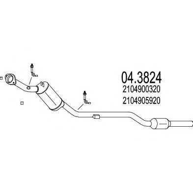 MTS 043824 -  Катализатор