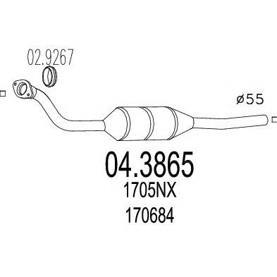 MTS 043865 -  Катализатор
