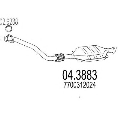 MTS 043883 -  Катализатор
