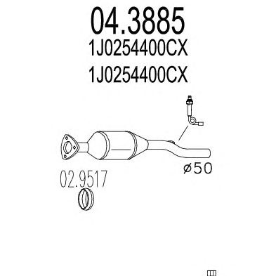 MTS 043885 -  Катализатор