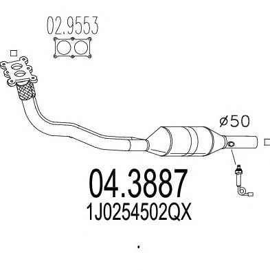 MTS 043887 -  Катализатор