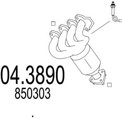MTS 043890 -  Катализатор