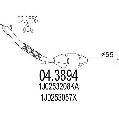 MTS 043894 -  Катализатор
