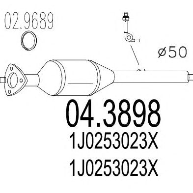 MTS 043898 -  Катализатор