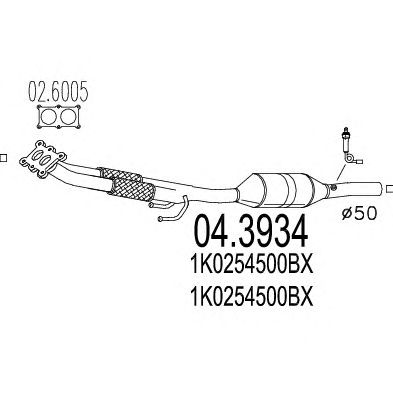 MTS 043934 -  Катализатор