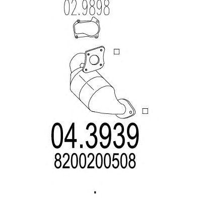MTS 043939 -  Катализатор
