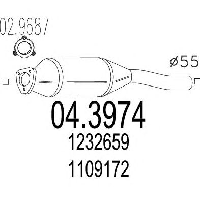 MTS 043974 -  Катализатор