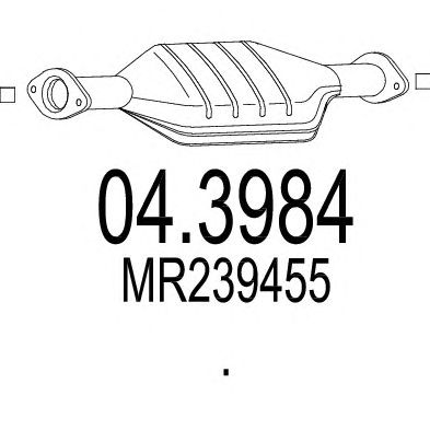MTS 043984 -  Катализатор