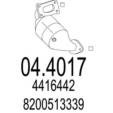 MTS 044017 -  Катализатор