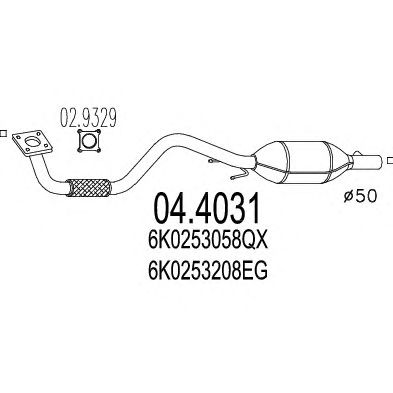 MTS 044031 -  Катализатор