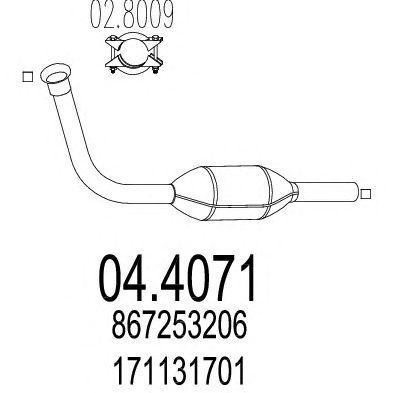 MTS 044071 -  Катализатор