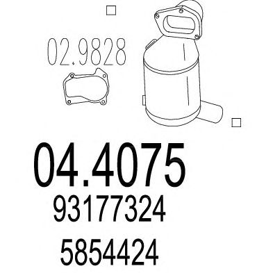 MTS 044075 -  Катализатор