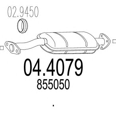 MTS 044079 -  Катализатор