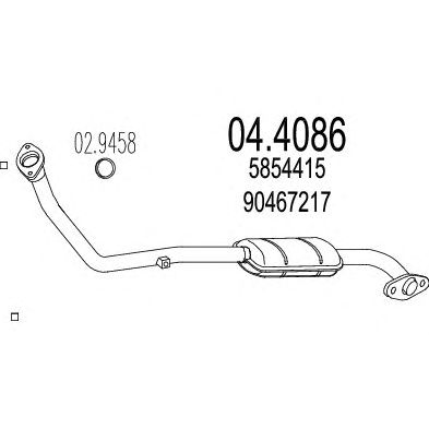 MTS 044086 -  Катализатор