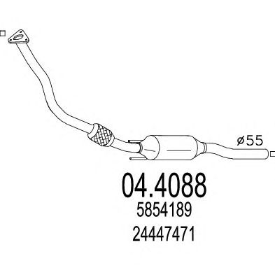 MTS 044088 -  Катализатор