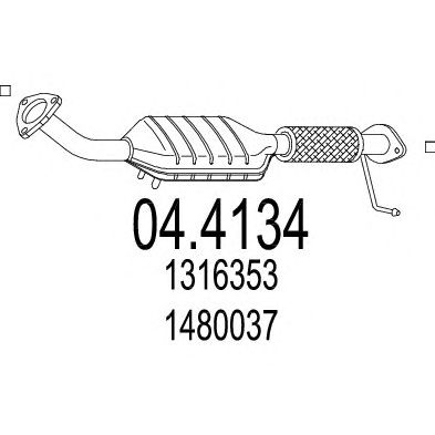 MTS 044134 -  Катализатор