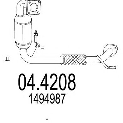 MTS 044208 -  Катализатор