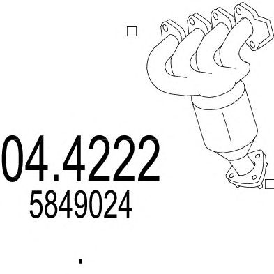 MTS 044222 -  Катализатор