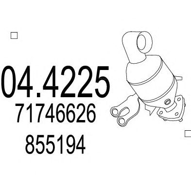 MTS 044225 -  Катализатор