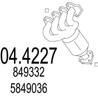 MTS 044227 -  Катализатор