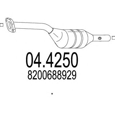 MTS 044250 -  Катализатор