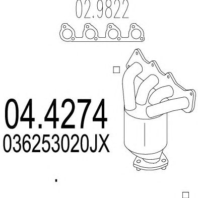 MTS 044274 -  Катализатор