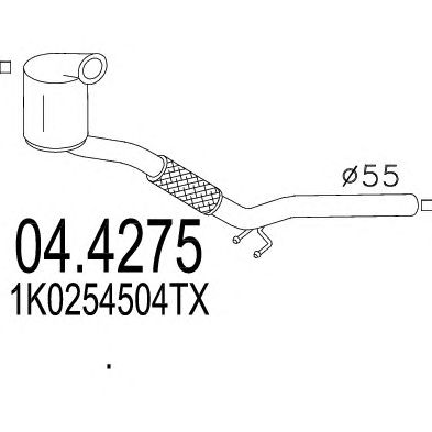 MTS 044275 -  Катализатор