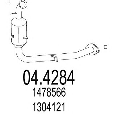 MTS 044284 -  Катализатор