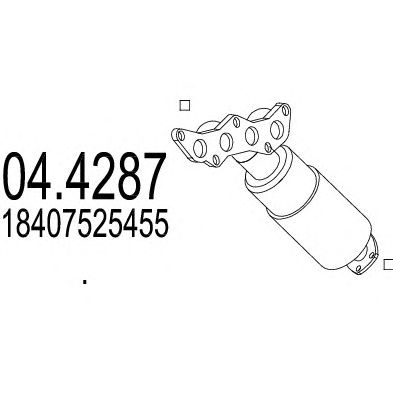 MTS 044287 -  Катализатор